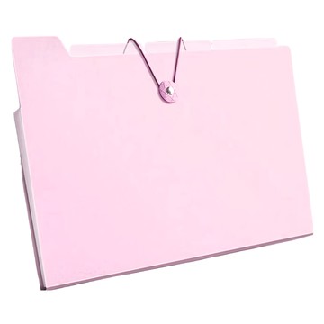 文件夾 Set 2入 A4款 長32.5cm 高24cm 12頁 票據款 長25.6cm 高14.5cm 13頁  櫻花粉  1組