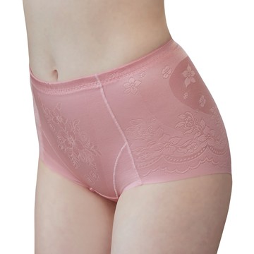 【思薇爾】花妍曲線系列64-82高腰三角束褲(泌甜粉)