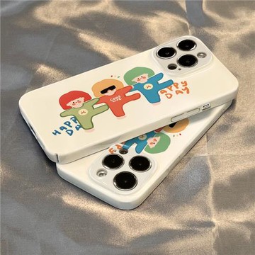 適用于蘋果17promax手機殼菲林三個女孩新品14套網紅xs高級7plus男女生款xr8全包11/12pro外iphone13硬16薄15