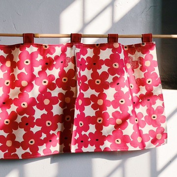 日系短門簾 / 罌粟花 兩色