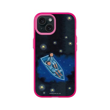 iPhone 15 Clear 粉漾桃 - 幾米 Jimmy Liao - 星空-仰望星空