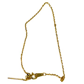 925純銀 靈魂密碼字母符號項鍊 SL730 2SL73000007102  金色  1條