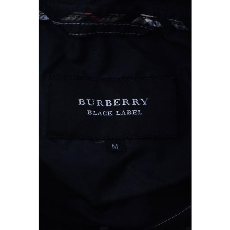 ラウンド BURBERRYBLACKLABEL 渋谷凱旋店限定 ブルゾン ミリタリー