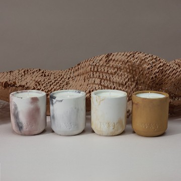 【福利展示品】 英國 wxy Studio2 手染水泥蠟燭