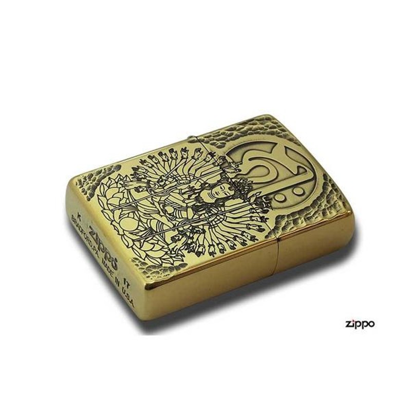 和柄ジッポー 千手観音菩薩 ZIPPO - ファッション小物