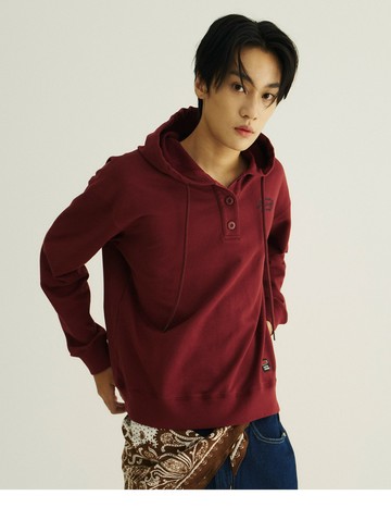 輕暖百搭開襟連帽舒適上衣(藏紅)-男【暖陽絨】