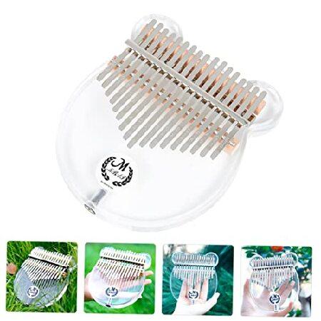 Kalimba Thumb Piano Set Crystal Thumb Instruments Portable Piano Mini Piano Thumb Piano Instrument 17 Keys Finger Piano Mini Kalimba Piano Musical I