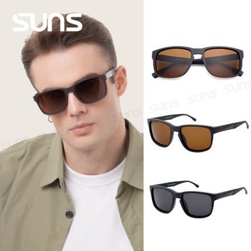 【SUNS】Polarized時尚偏光墨鏡 TR90彈性大框駕駛墨鏡 防眩光/抗UV400 S168