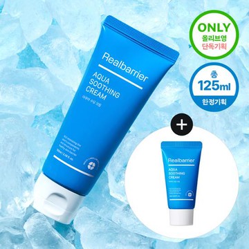 Real Barrier Aqua Soothing Cream 100ml Set (+25ml)