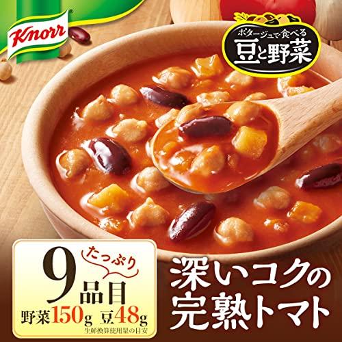 味の素 クノール ポタージュで食べる豆と野菜 深いコクの完熟トマト     18