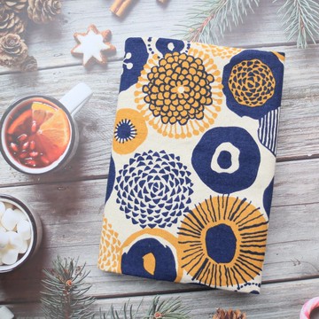 【仲夏/藍】書衣 布書衣 媽媽手冊套 A6/A5/B6/20K/16K/A4