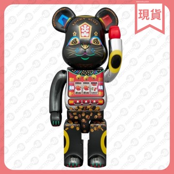BEARBRICK 招財貓 拉霸機 400%