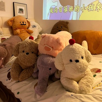 ✈新北有貨✨狗狗抱枕 長條抱枕 可愛創意抱枕 河馬公仔 動物抱枕 毛絨玩具 貓咪 鱷魚 豬豬 夾腿側睡玩偶 趴趴狗
