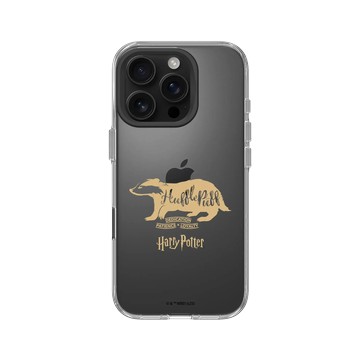 iPhone 16 Pro Clear Case（相機按鈕） 透明 - 哈利波特 Harry Potter - 赫夫帕夫標誌