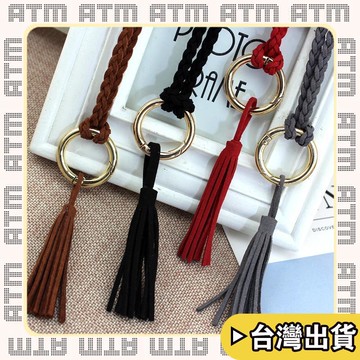 🔥臺灣出貨🔥可開發票✅輕飾時光手工編織圓環腰鏈女士腰帶女民族風打結腰繩裝飾兩種尺寸一件