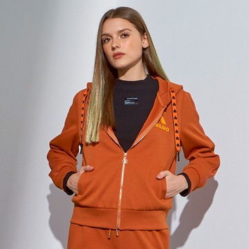 CLL巧玲瓏 愛心抽繩字母連帽休閒外套 1179709