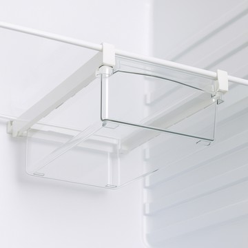 冰箱蔬果掛架  冰箱收納盒 食品級PET材質  1個  透明