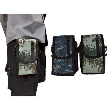 ~雪黛屋~SPYWALK 腰掛包7大容量手機主袋+外袋共四層穿皮帶固定SW1103A