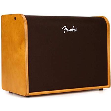 Fender Acoustic Guitar Amp, 100 Watts, Bluetooth Speaker, Inch Full-range Speaker, 14Hx18.5Wx9.25D inches, Wood, Natural Blonde