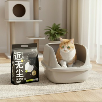 【京覓】 0甲醛無塵礦砂 貓砂（天然礦石礦物貓砂 黑色礦砂 強效除臭）