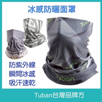 冰絲防曬面罩 透氣涼感 UPF50 騎行抗UV 登山戶外活動 酷派蛙健康會館