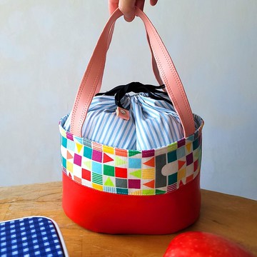 【北歐風-城堡】免水洗餐袋 保溫保冷袋 保溫袋 環保袋 便當袋