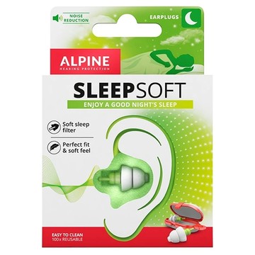 ALPINE 荷蘭原裝進口 Sleepsoft 頂級舒適睡眠耳塞  1組  1副