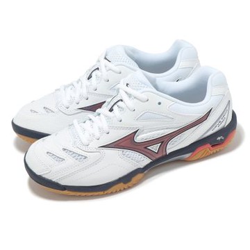 Mizuno 羽球鞋 Wave Fang Pro 男鞋 女鞋 白 黑 緩震 膠底 室內運動 美津濃 71GA2100-85