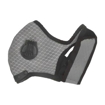 3D立體活性碳防空汙運動口罩  銀灰色  5片  1組