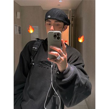 Aurocean 可居家可外穿的奧粒絨衛衣500克重磅軟彈保暖半高領內搭