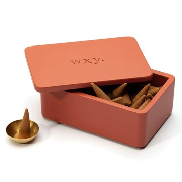 英國 WXY 兵馬俑香錐（老山檀香）天然塔香居家香氛香塔 精油香薰擴香蠟燭香熏 室內薰香空間熏香 香水香芬薰香塔禮盒錐香