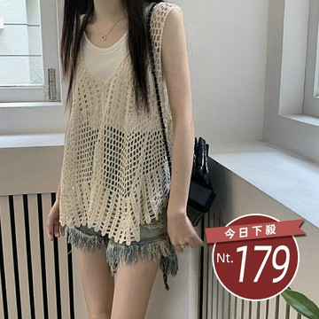 【台灣發貨】韓版夏季復古鏤空疊穿波西米亞風背心 小可愛 背心 衣服 女裝 上衣【V302】