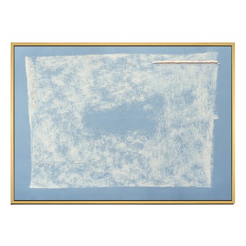 Boluo 菠蘿選畫所 掛畫 海天藍撞淡褐色 APAD4673D  42 x 59.4cm  木色