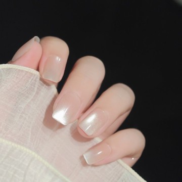 💗秋冬新品💗新款穿戴甲清透貓眼高階純欲短款中長款美甲貼片春季夏季秋季冬季