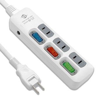 威電 CK-2331 2孔3開3座 延長線(180度任轉插頭 過載斷電) 現貨 廠商直送