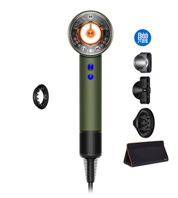 領券再折【送五豪禮】Dyson Supersonic Nural™ HD16 智能吹風機 平裝版 夜幕綠
