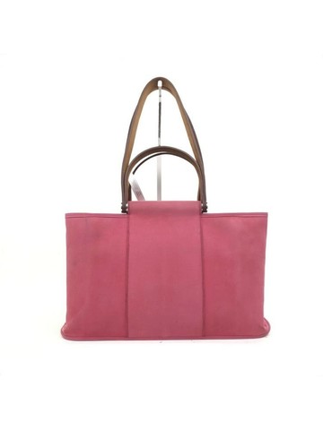 hermes 粉色 帆布手提包 托特包