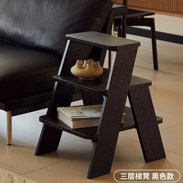 邊幾 沙髮邊幾 沙髮邊幾邊櫃客廳實木家用角幾置物架床頭多功能兩用梯凳書架吧臺 逸雅家居館