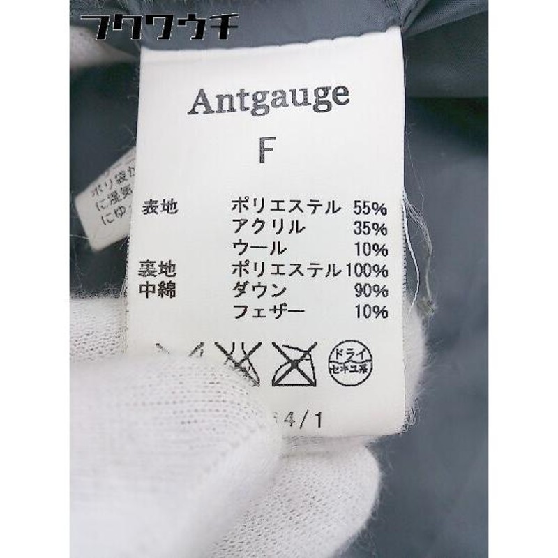 □ Antgauge アントゲージ ジップアップ 長袖 ダウン ジャケット