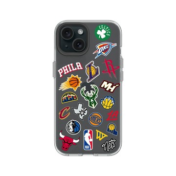 iPhone 15 Clear 透明 - NBA - Mix Logos
