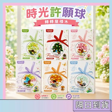 隔日配🚀時光許願球積木 轉轉屋積木 可懸掛 精美吊飾 居家裝飾 拼裝小積木