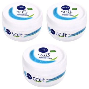 NIVEA 妮維雅 輕柔潤膚霜  200ml  3罐