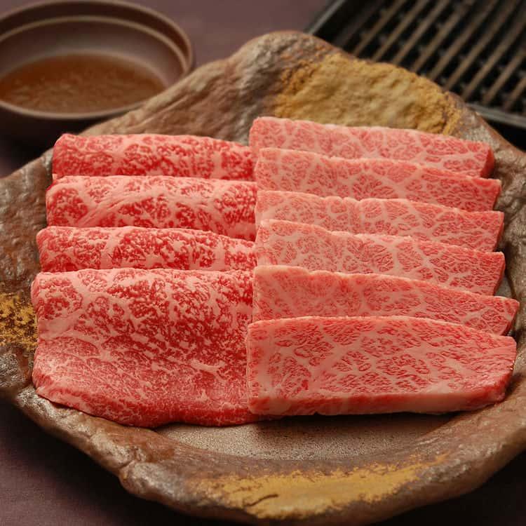 滋賀近江「松喜屋」 近江牛あみ焼 400g (ロース モモ) ※離島は配送不可