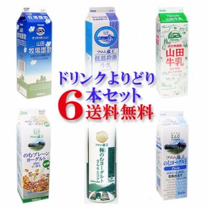 フロム蔵王 選り取りドリンク６本セット 送料無料 冷蔵 選べる 沖縄・離島送料加算