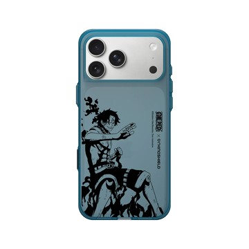 iPhone 17 Pro Max Clear (相機按鈕) 夜幕藍 - 航海王 One Piece - 復刻系列-艾斯