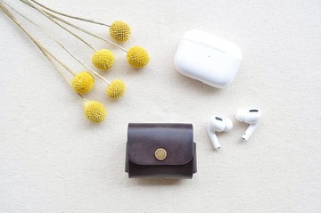 AirPods Pro皮革保護套-焦茶