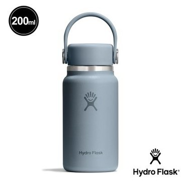 Hydro Flask 200ml 迷你 真空 保溫瓶 鐵灰