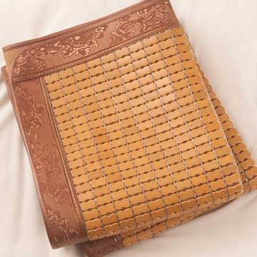 Carolan 透氣包邊碳化麻將涼蓆  加大6 x 6尺(180 x 180cm)  棕色