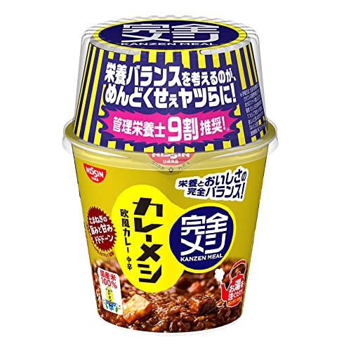 日清食品 カレーメシ 欧風カレー 6食セット たんぱく質20.9g PFCバランス 食物繊維11.1ｇ