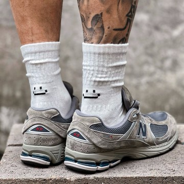 【AND THEN】（每天出貨）薄款 字母襪 笑臉 鞋跟 堆堆襪 襪 cityboy 余文樂 NB 復古 990 993